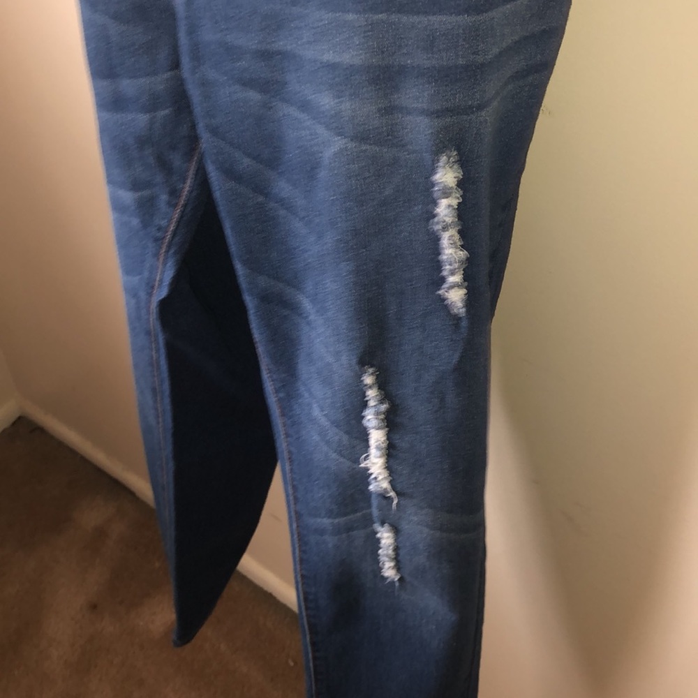 Denim Ripped Jeans - Picture 3 of 6